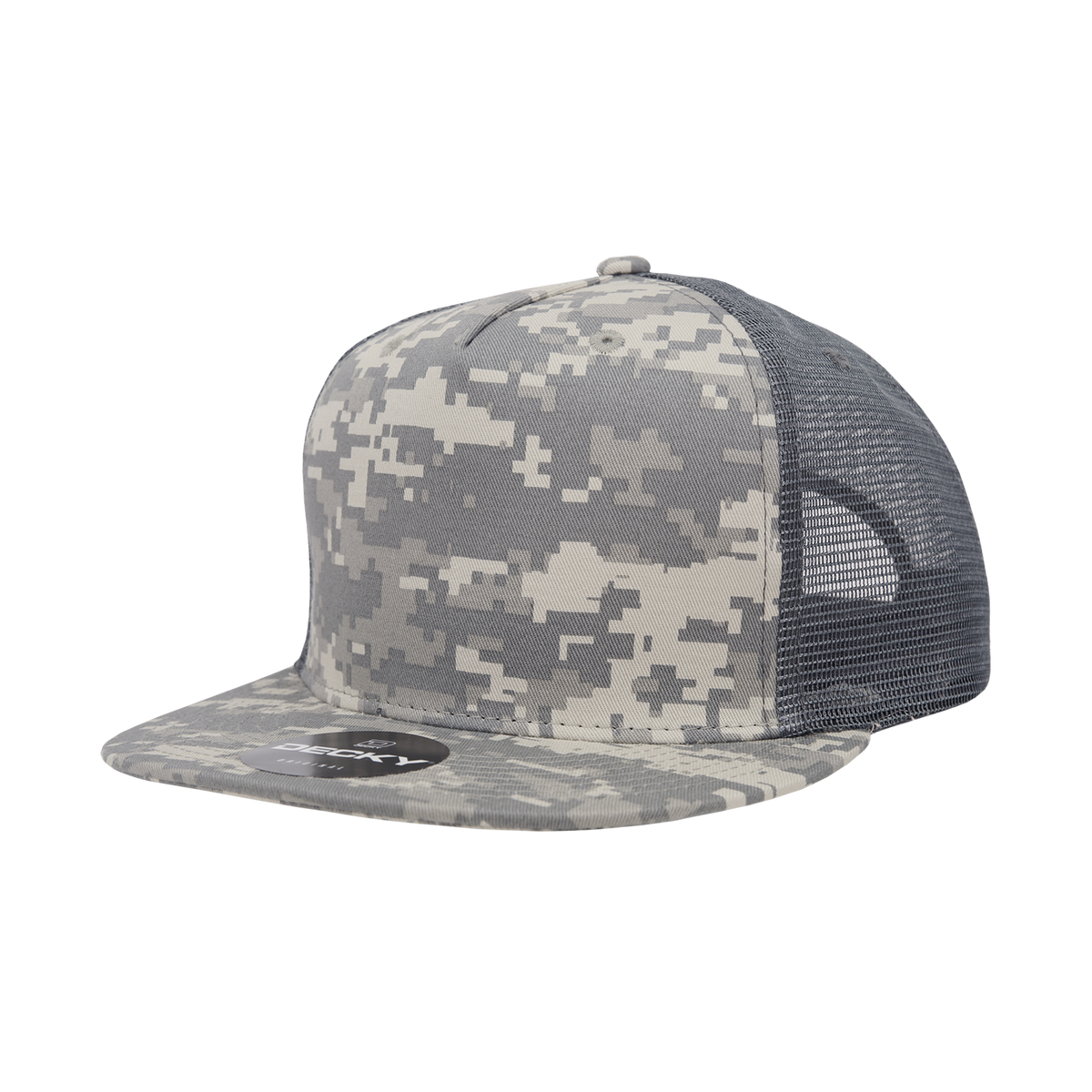 Decky 1040 5 Panel High Profile Structured Cotton Blend Trucker - ACU