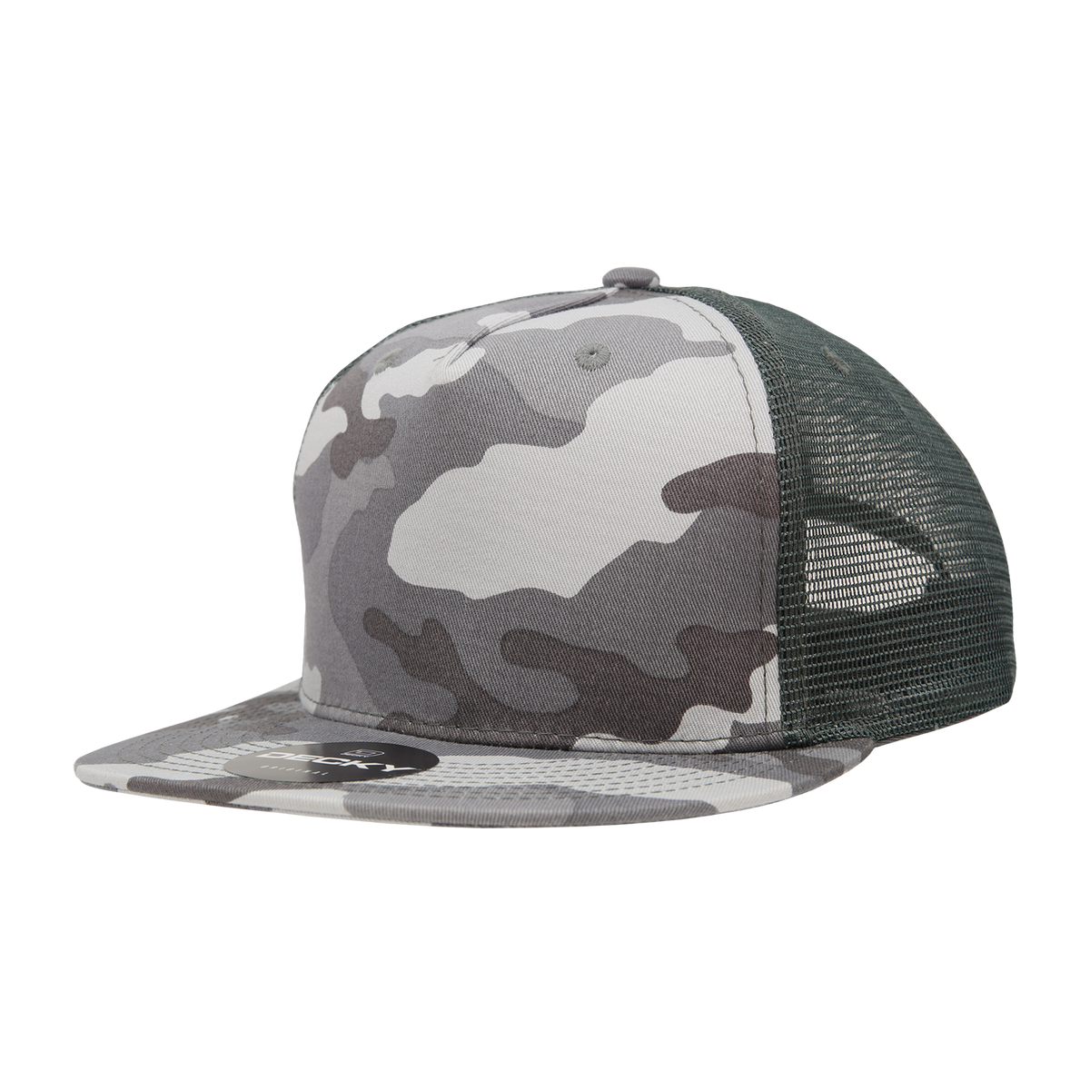 Decky 1040 5 Panel High Profile Structured Cotton Blend Trucker - Urban