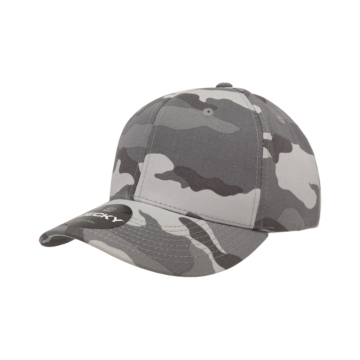 Decky 1048 6 Panel Mid Profile Structured Camo Cap - URB/URB/URB