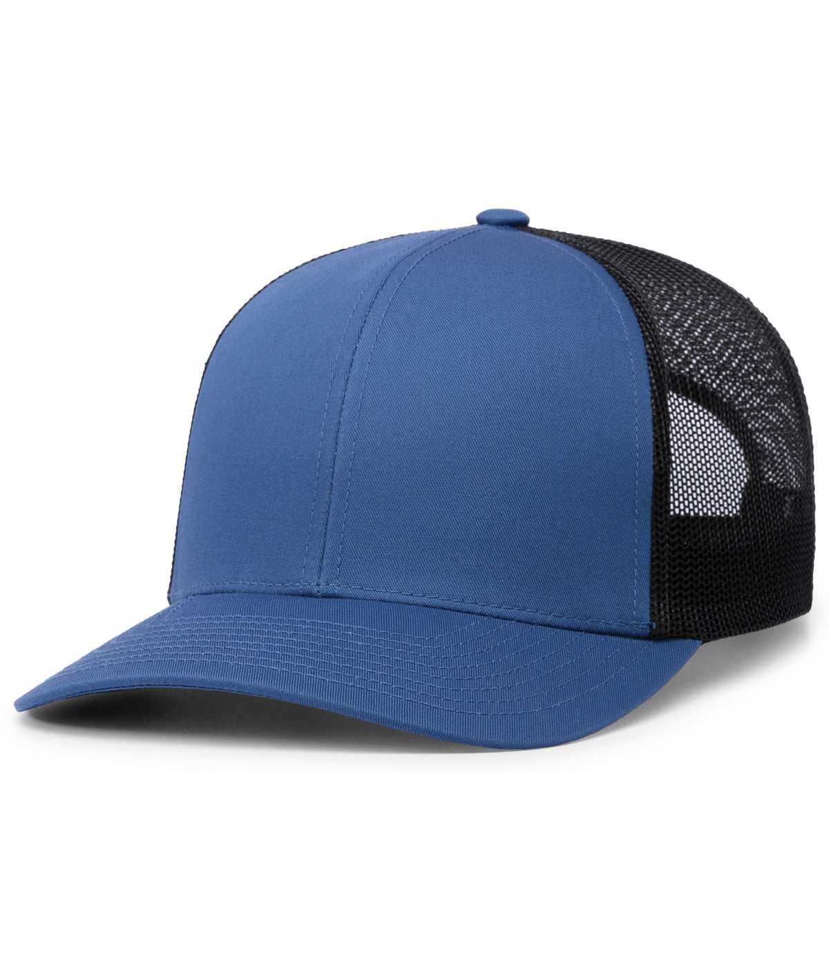 Pacific Headwear Trucker Snapback Cap - OCEAN BLUE/LT CHARCOAL/OCEAN B