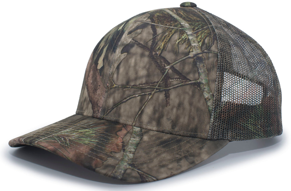 Pacific Headwear Camo Snapback Trucker Cap - BREAK-UP COUNTRY