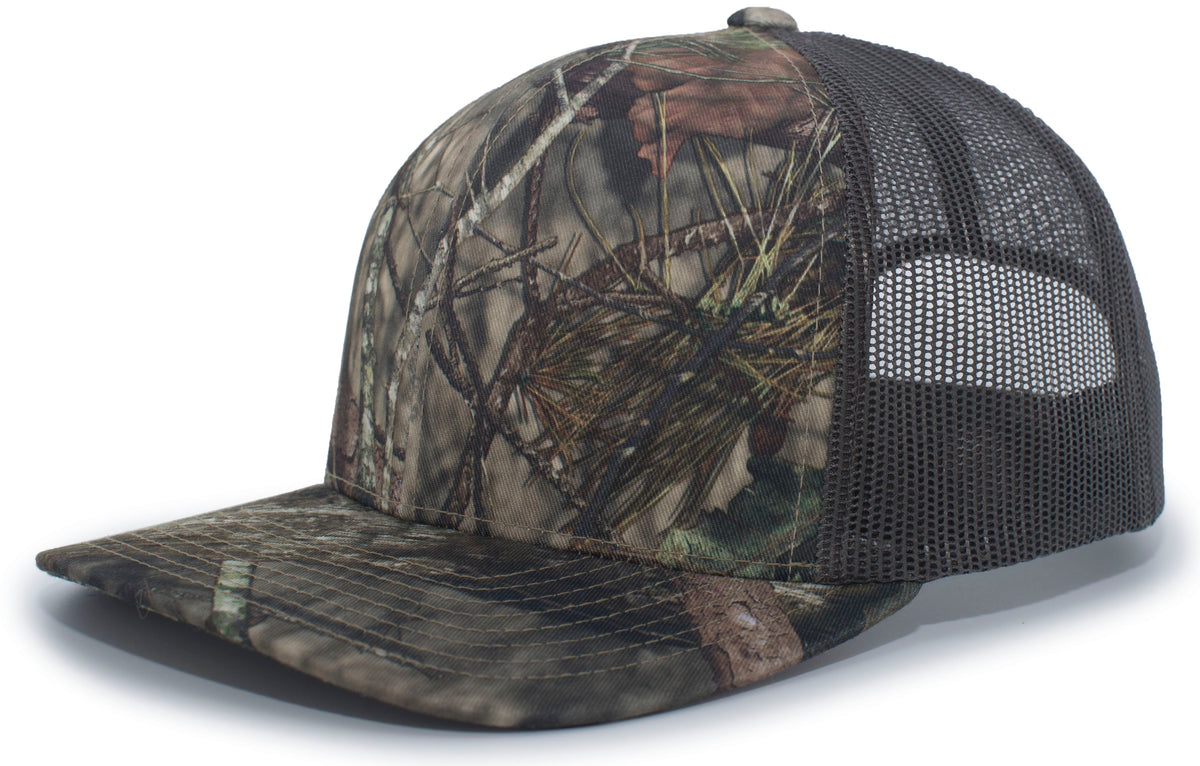 Pacific Headwear Camo Snapback Trucker Cap - BUCCHOBU