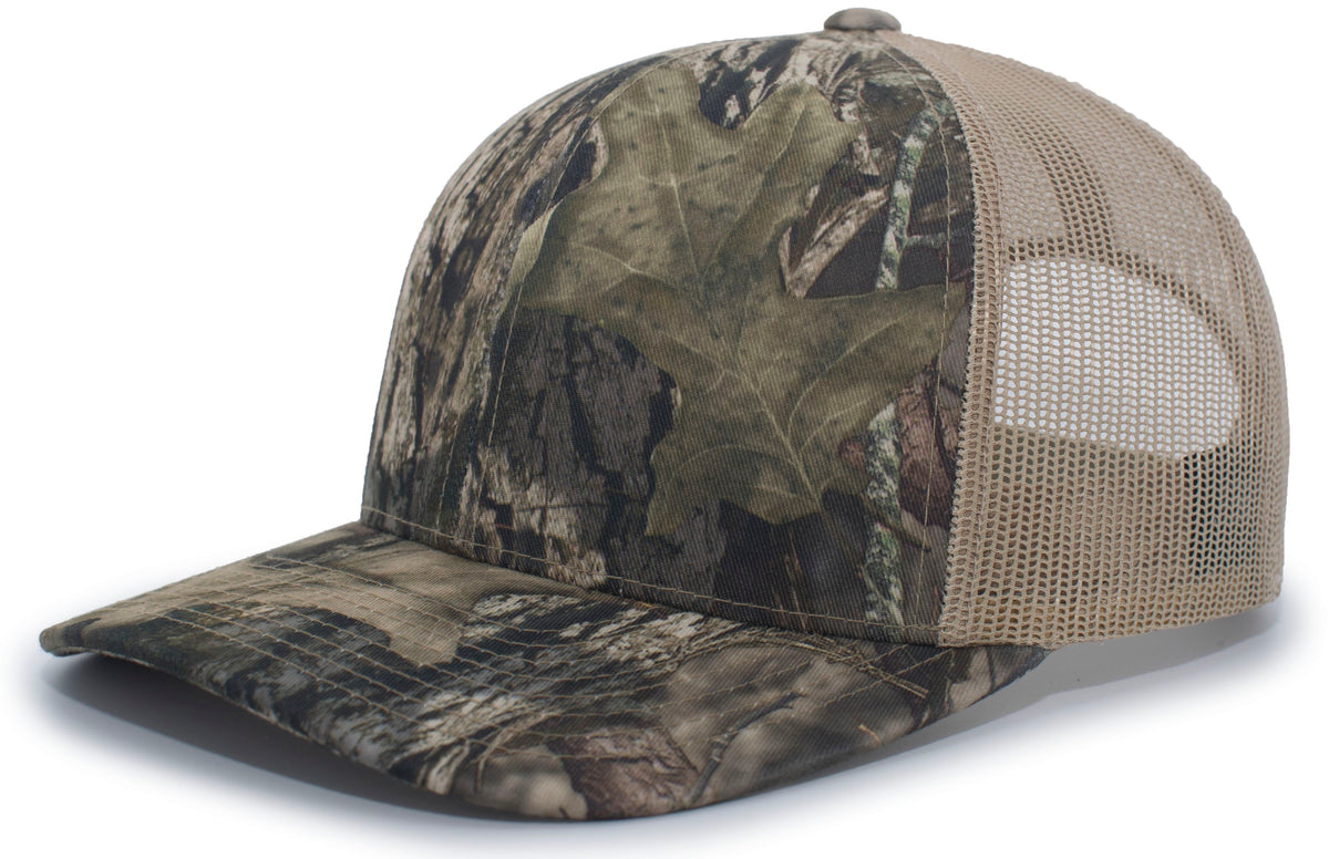 Pacific Headwear Camo Snapback Trucker Cap - BUCKHBUC