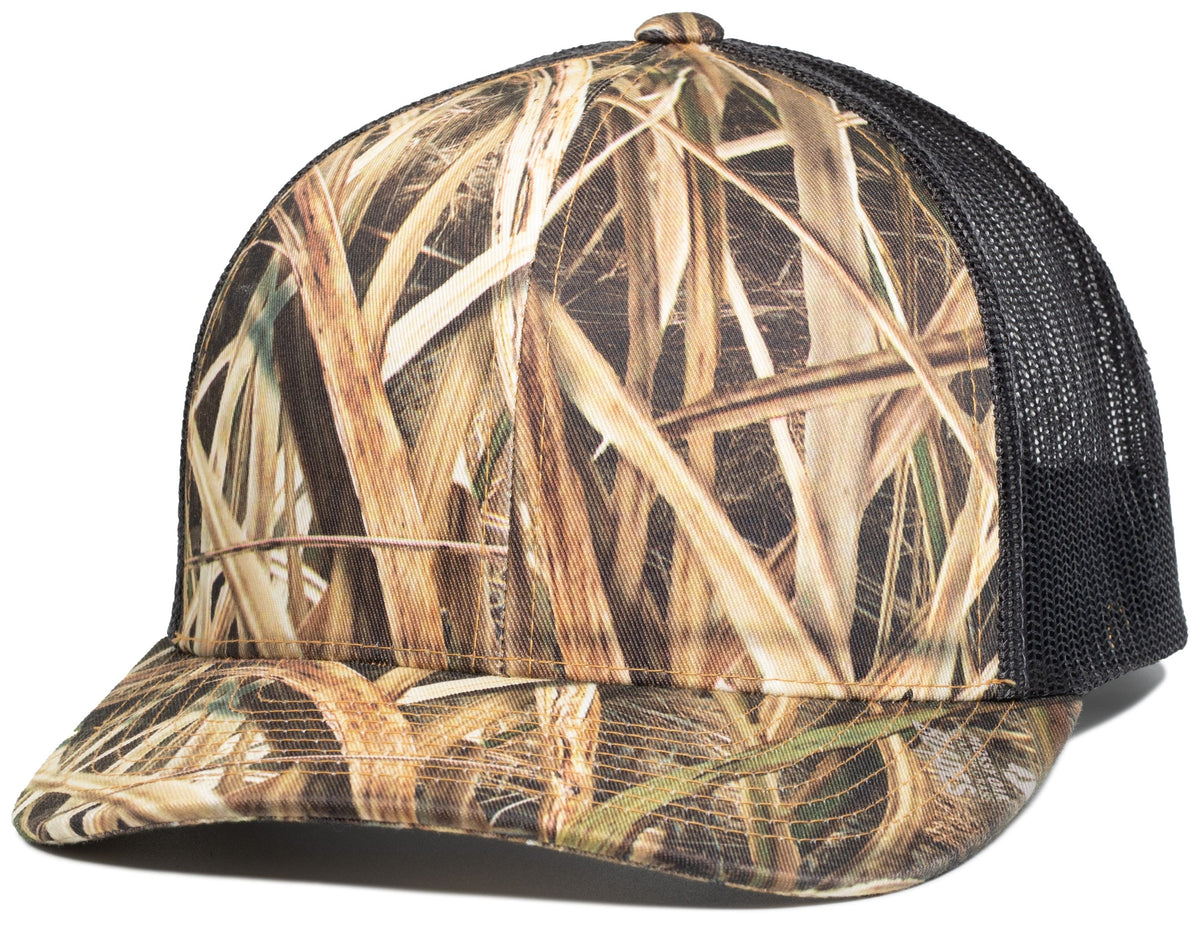 Pacific Headwear Camo Snapback Trucker Cap - SHGB/LCC
