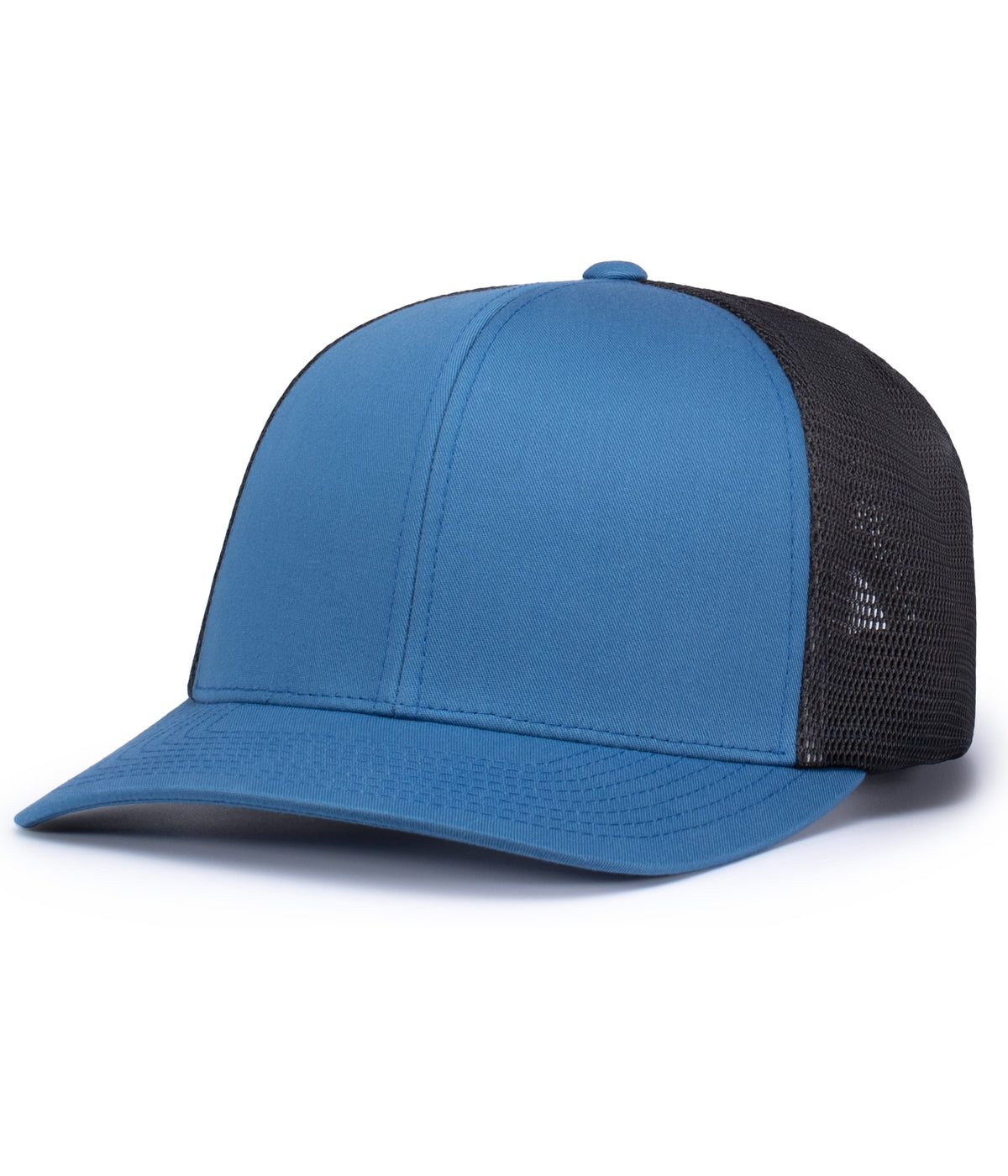 Pacific Headwear Trucker Flexfit Snapback Cap - OCEAN BLUE/LIGHT CHARCOAL/OCEA