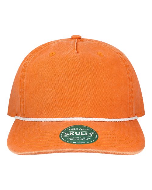 Legacy Skully Rope Cap - Tangerine Orange