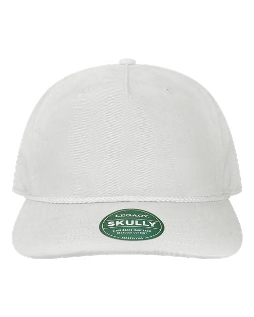 Legacy Skully Rope Cap - White