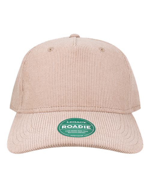 Legacy Five-Panel Adjustable Cap - Dusty Rose Corduroy