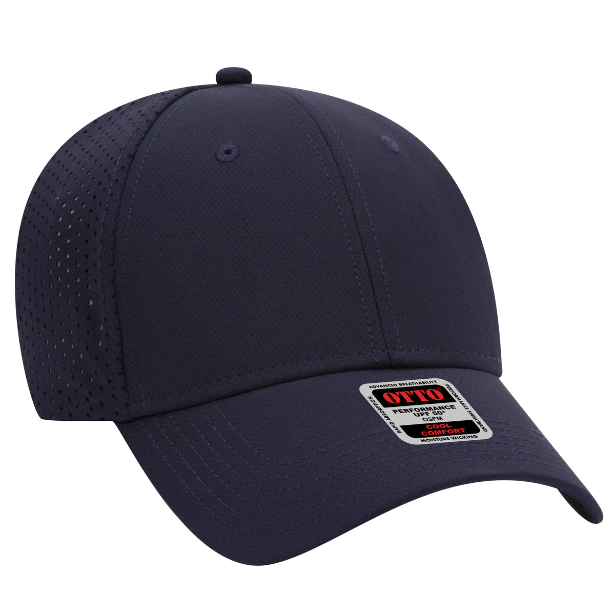 Otto Cap 19-1275 6 Panel Low Profile Baseball Cap - Navy