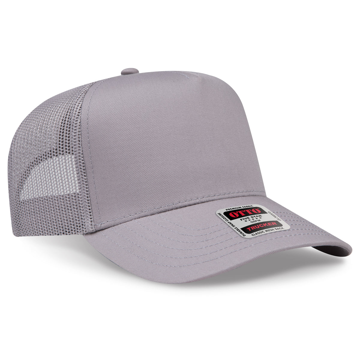 Otto Cap 32-285 5 Panel Mid Profile Mesh Back Trucker Hat
