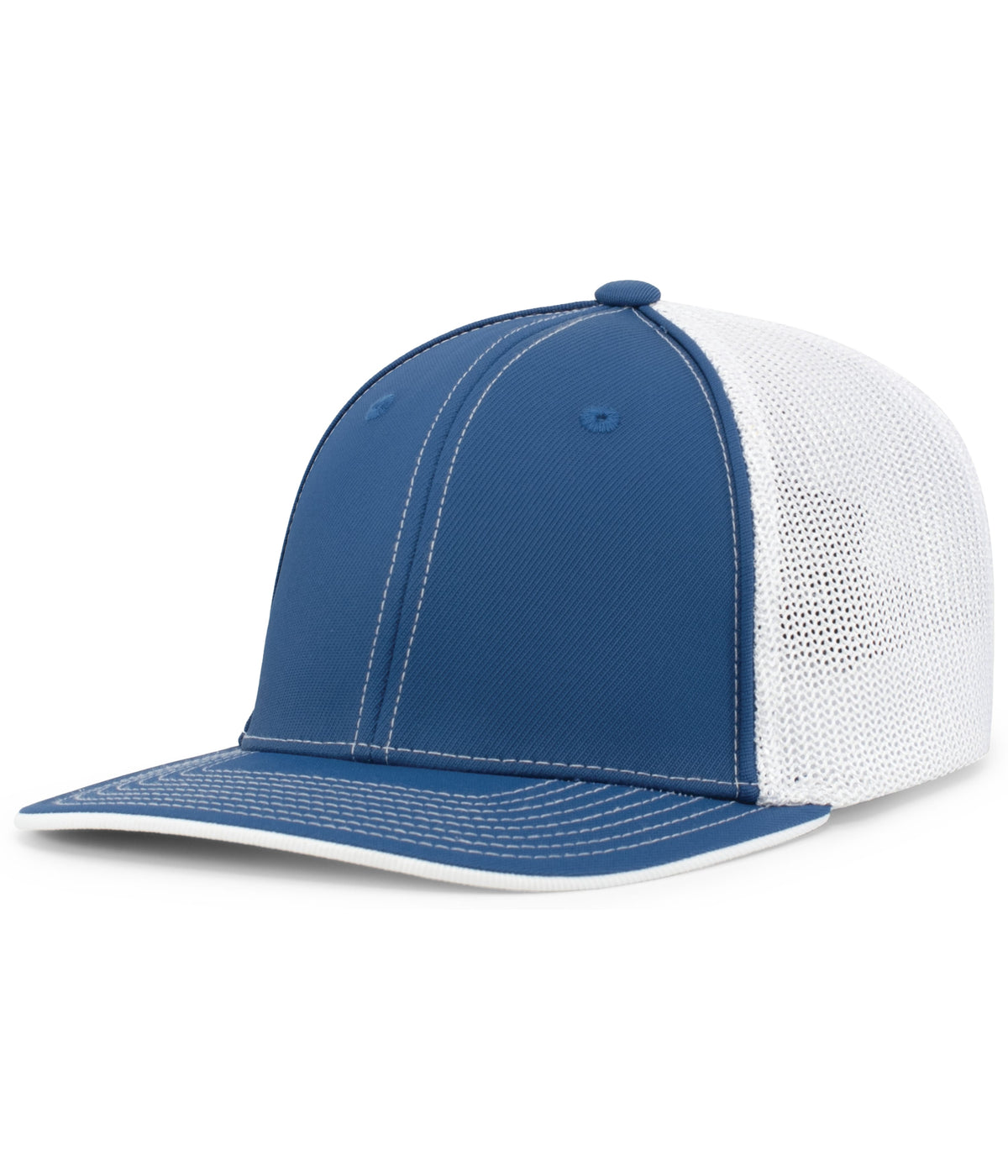 Pacific Headwear Trucker Flexfit Cap - ROYAL/WHITE/ROYAL