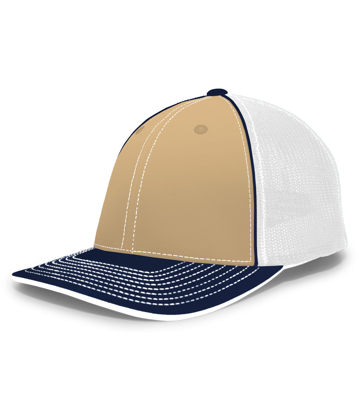 Pacific Headwear Trucker Flexfit Cap - VEGAS/WHITE/NAVY