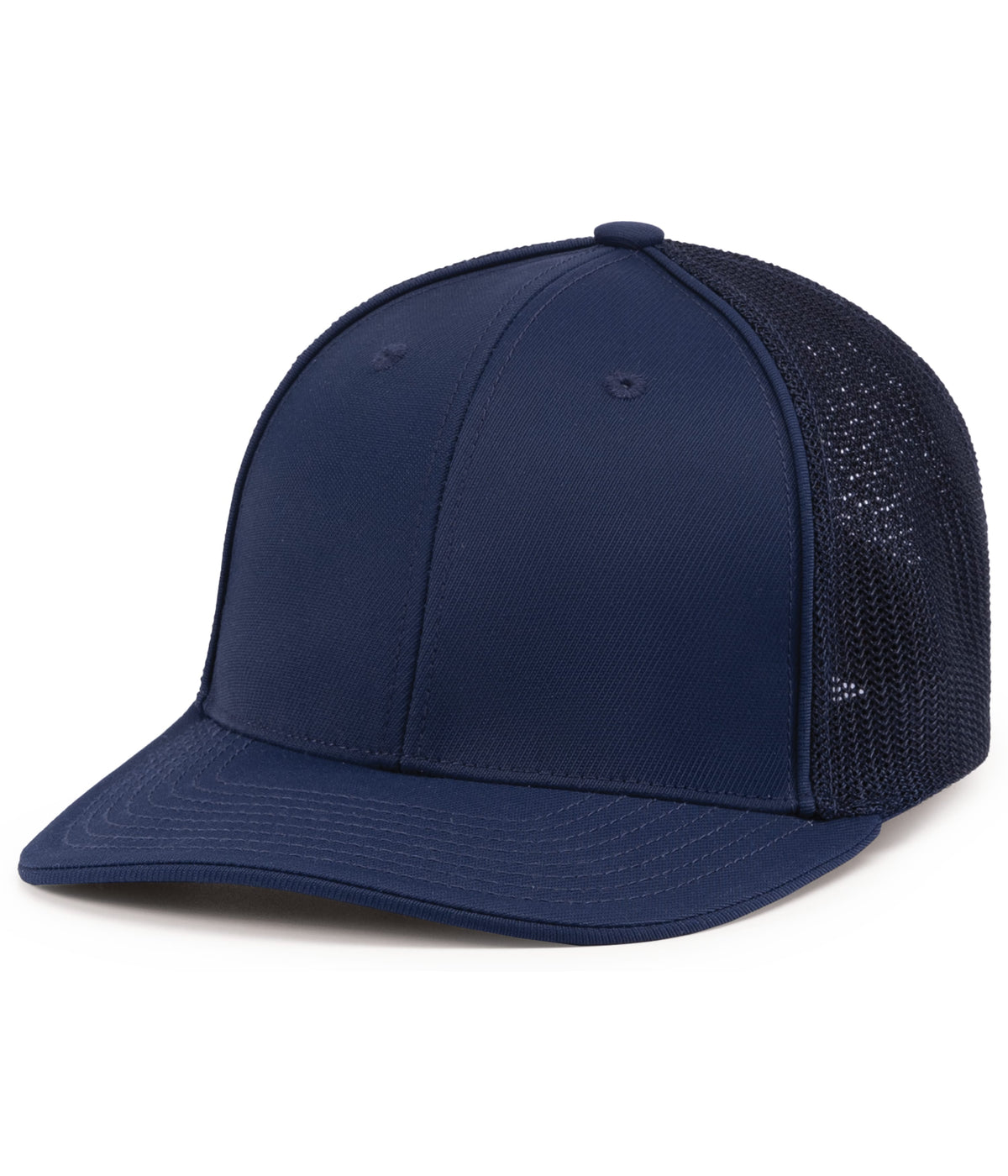 Pacific Headwear Trucker Flexfit Cap - NAVY/NAVY