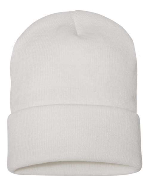 YP Classics Cuffed Beanie - White