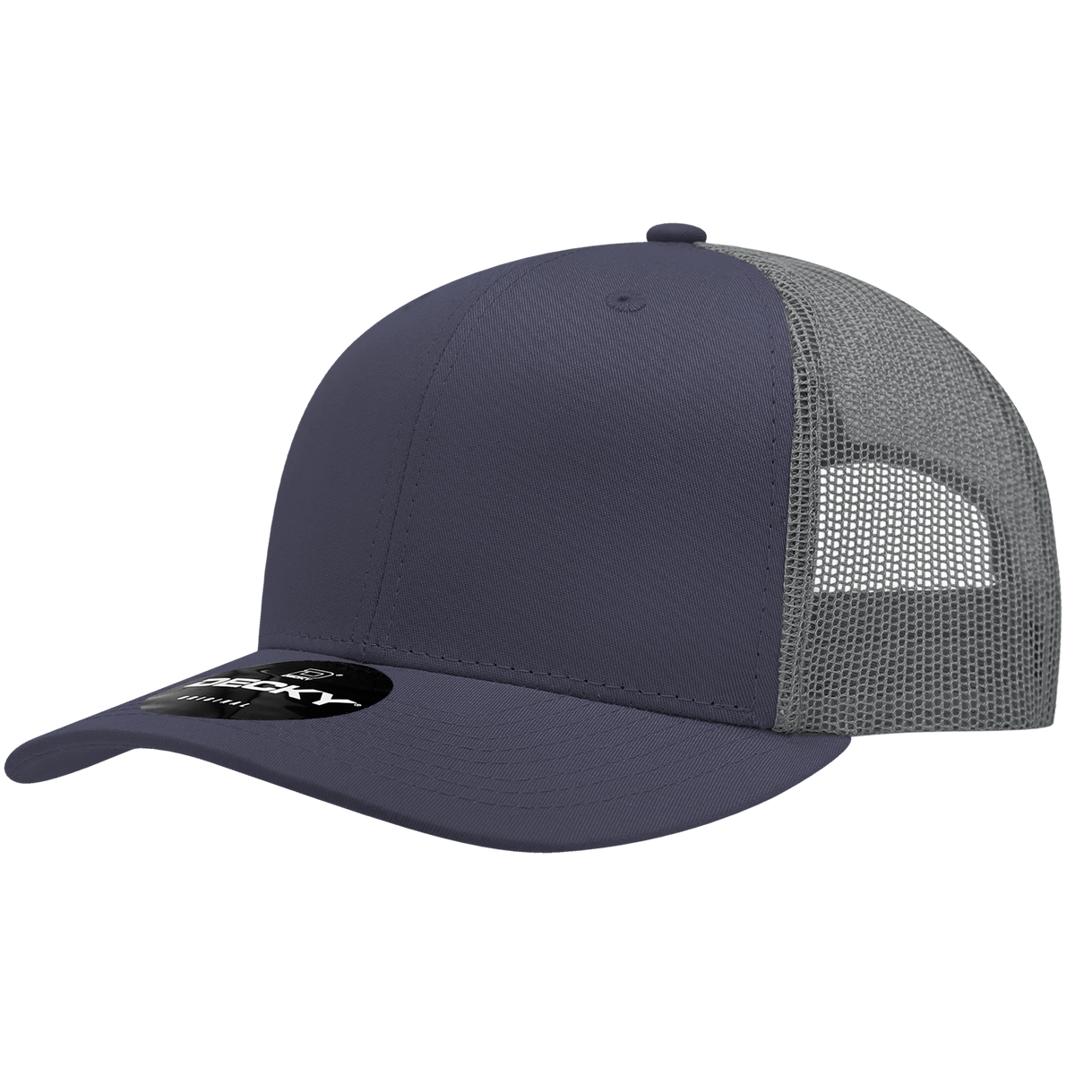 Decky 6021 6 Panel Mid Profile Classic Trucker - NVY/CHA