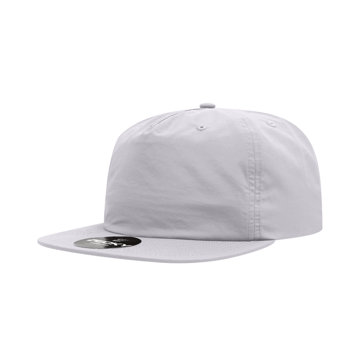 Decky 6050 5 Panel Half Dome Profile Relaxed Nylon Surf Hat - Pale Lavender