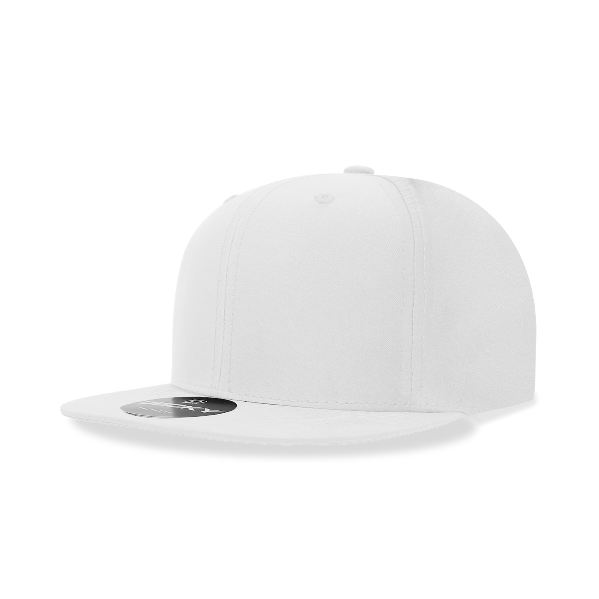 Decky 6223 6 Panel High Profile Structured Performance Snapback - White