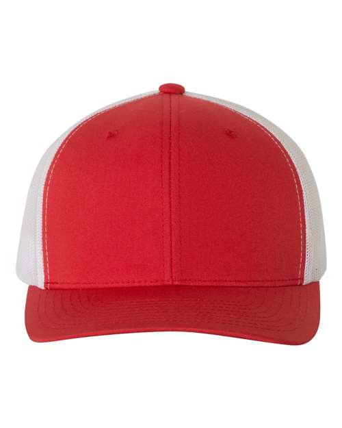 YP Classics Retro Trucker Cap - Red/ White