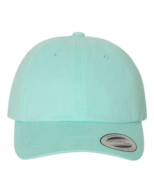 YP Classics Peached Cotton Twill Dad Hat - Diamond Blue