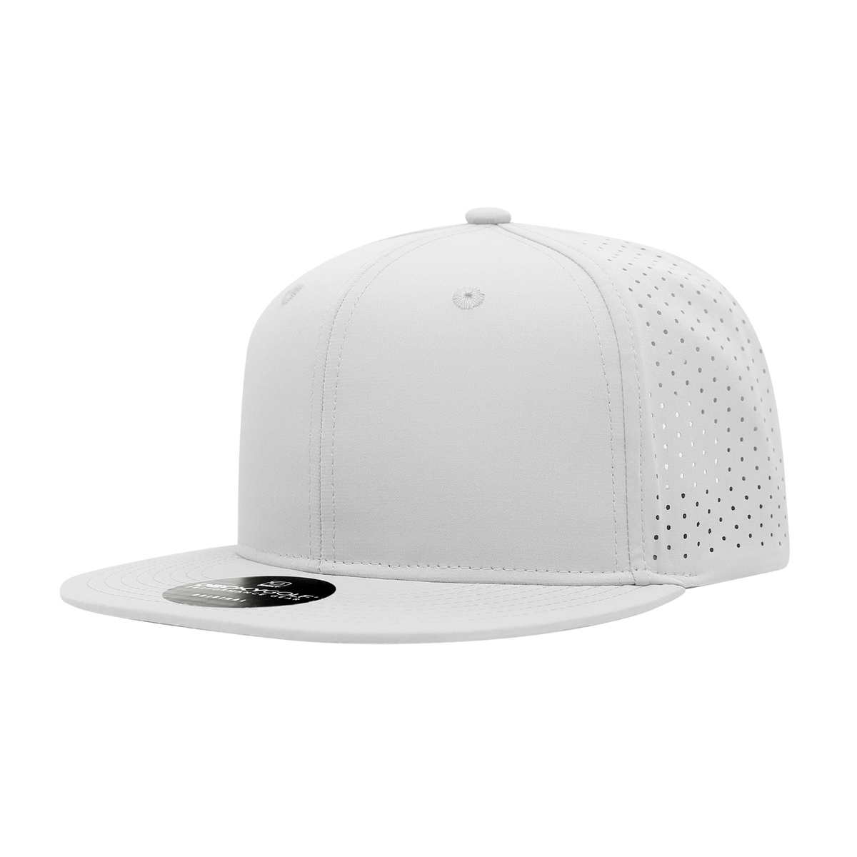 Decky 6415 6 Panel High Profile Perforated Performance Cap - White