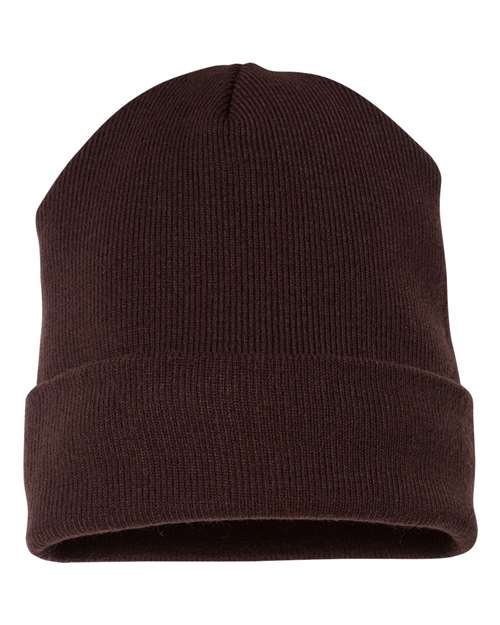 YP Classics Cuffed Beanie - Brown