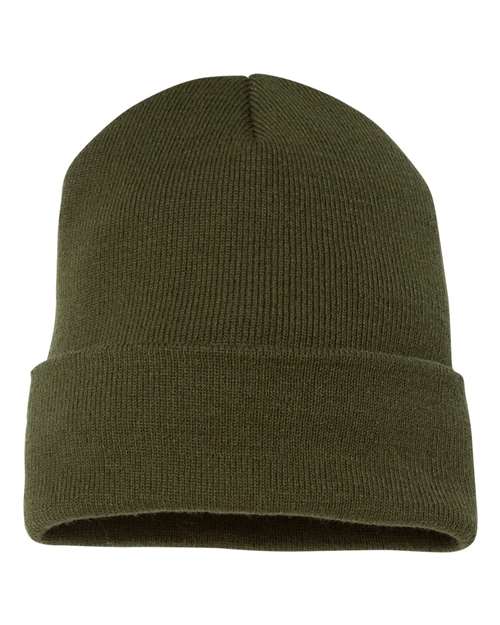 YP Classics Cuffed Beanie - Olive