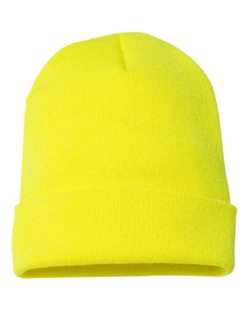 YP Classics Cuffed Beanie - Safety Yellow