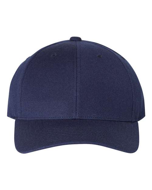YP Classics Premium Curved Bill Snapback Cap - Navy