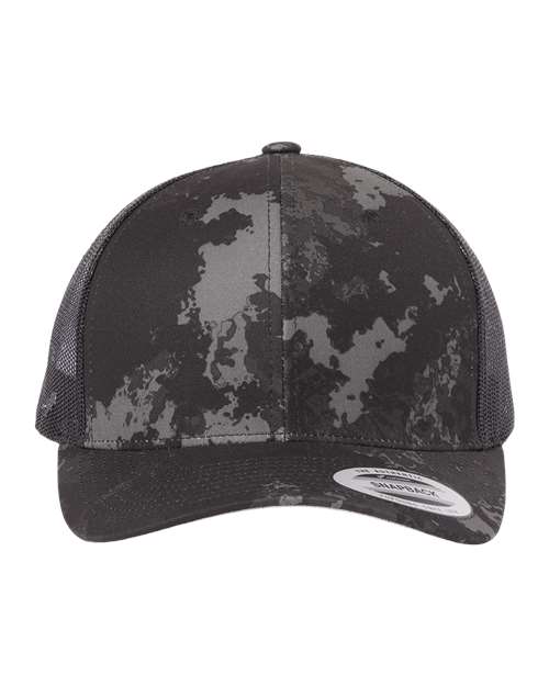 YP Classics Retro Trucker Cap - Poseidon Black