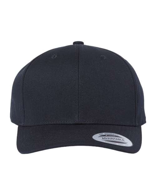 YP Classics CVC Snapback Cap - Black