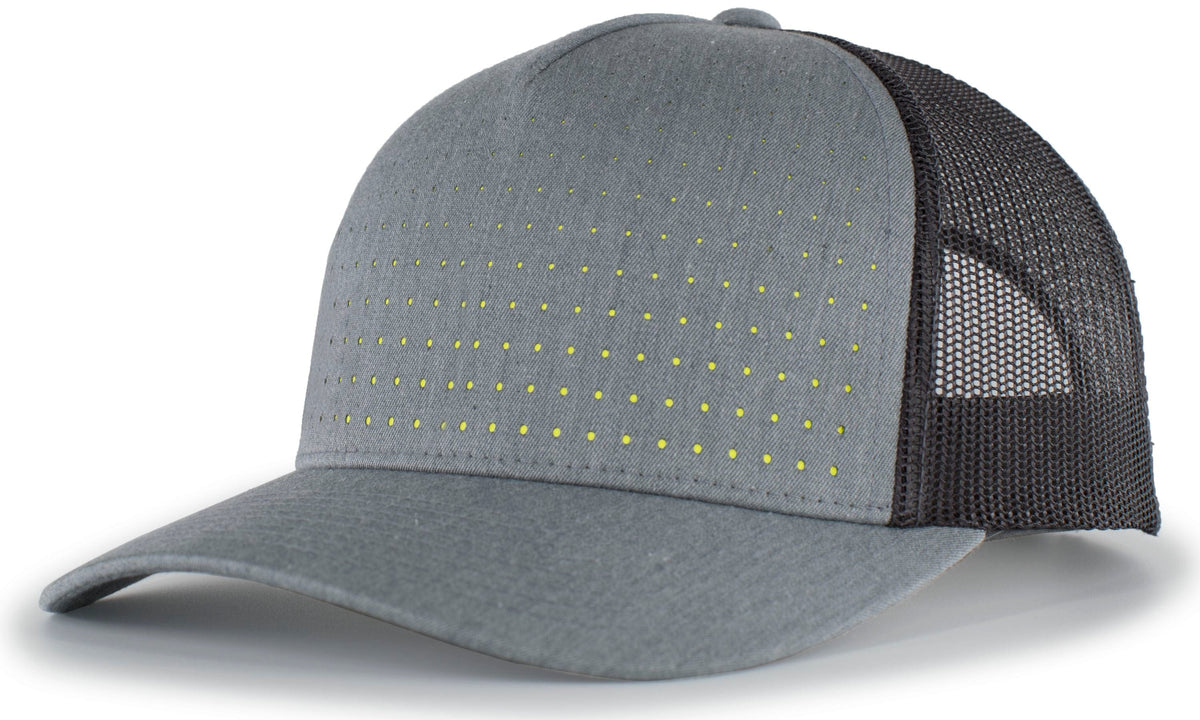 Pacific Headwear HG/LC/AC / OS Perforated 5-Panel Trucker Snapback Cap