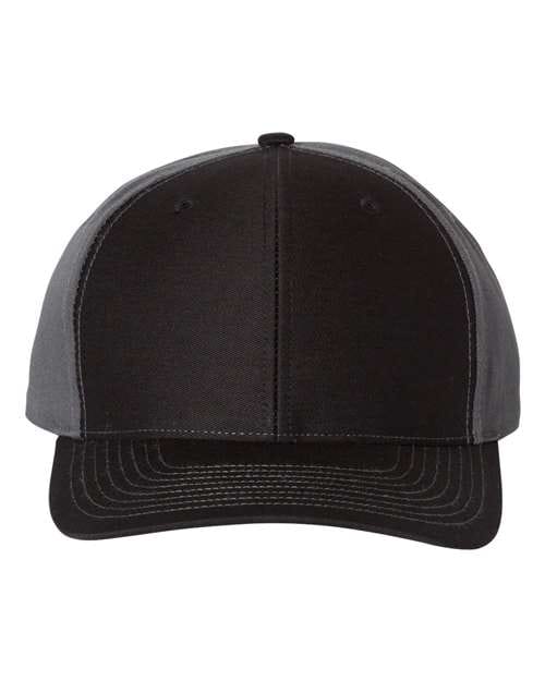 Richardson Black/ Charcoal / Adjustable Richardson 312Twill Back Trucker Cap
