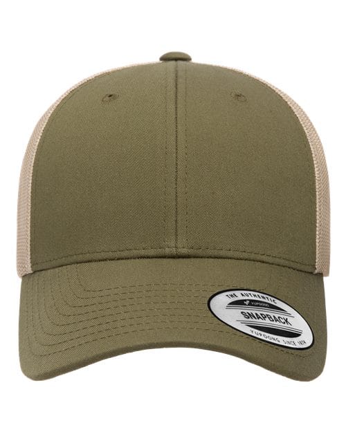 YP Classics Moss Green/ Khaki / Adjustable Elite Cap