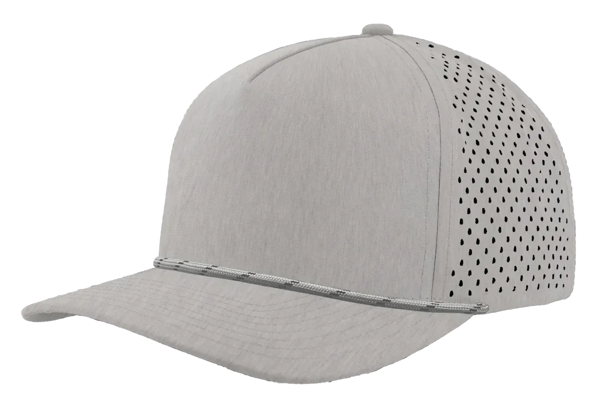 Zapped Headwear Heather Grey- Grey twisted Rope Zapped Blackhawk R+
