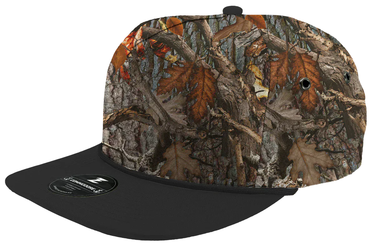 Zapped Headwear Oak Camo-Black Rope Zapped Commodore