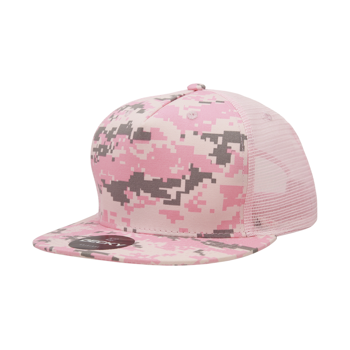 Decky 1040 5 Panel High Profile Structured Cotton Blend Trucker - PKD