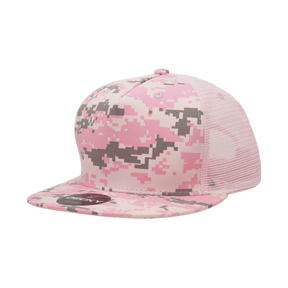Decky 1040 5 Panel High Profile Structured Cotton Blend Trucker - PKD