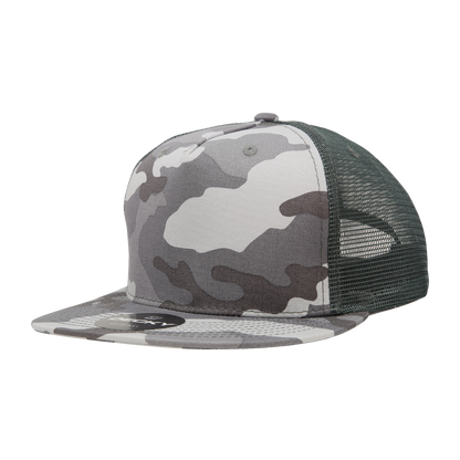 Decky 1040 5 Panel High Profile Structured Cotton Blend Trucker - Urban
