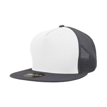 Decky 1040 5 Panel High Profile Structured Cotton Blend Trucker