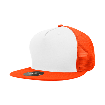 Decky 1040 5 Panel High Profile Structured Cotton Blend Trucker