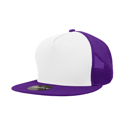 Decky 1040 5 Panel High Profile Structured Cotton Blend Trucker