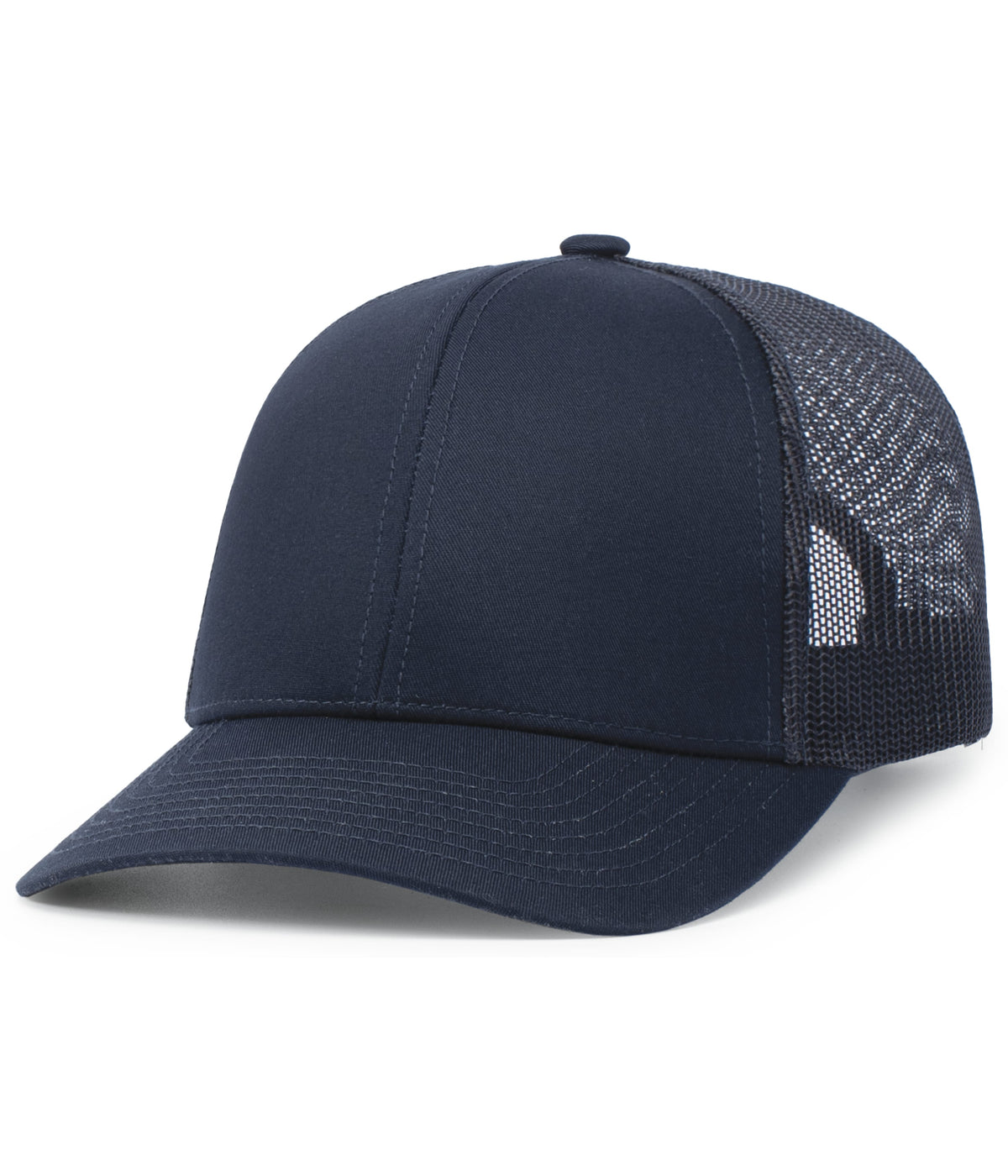 Pacific Headwear Trucker Snapback Cap - NAVY