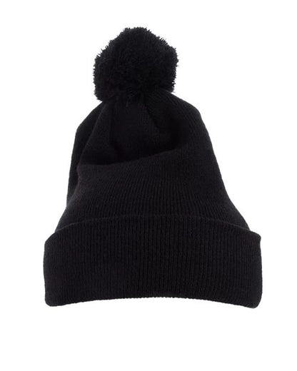 YP Classics Pom-Pom Cuffed Knit Beanie