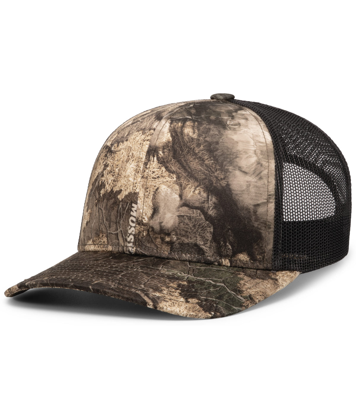 Pacific Headwear Camo Snapback Trucker Cap - TERRA BAYOU/LT CHARCOAL/TERRA