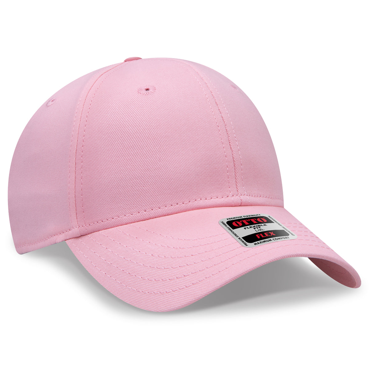 Otto Cap 11-1167 Otto Flex Fitted 6 Panel Low Profile Baseball Cap - Pink