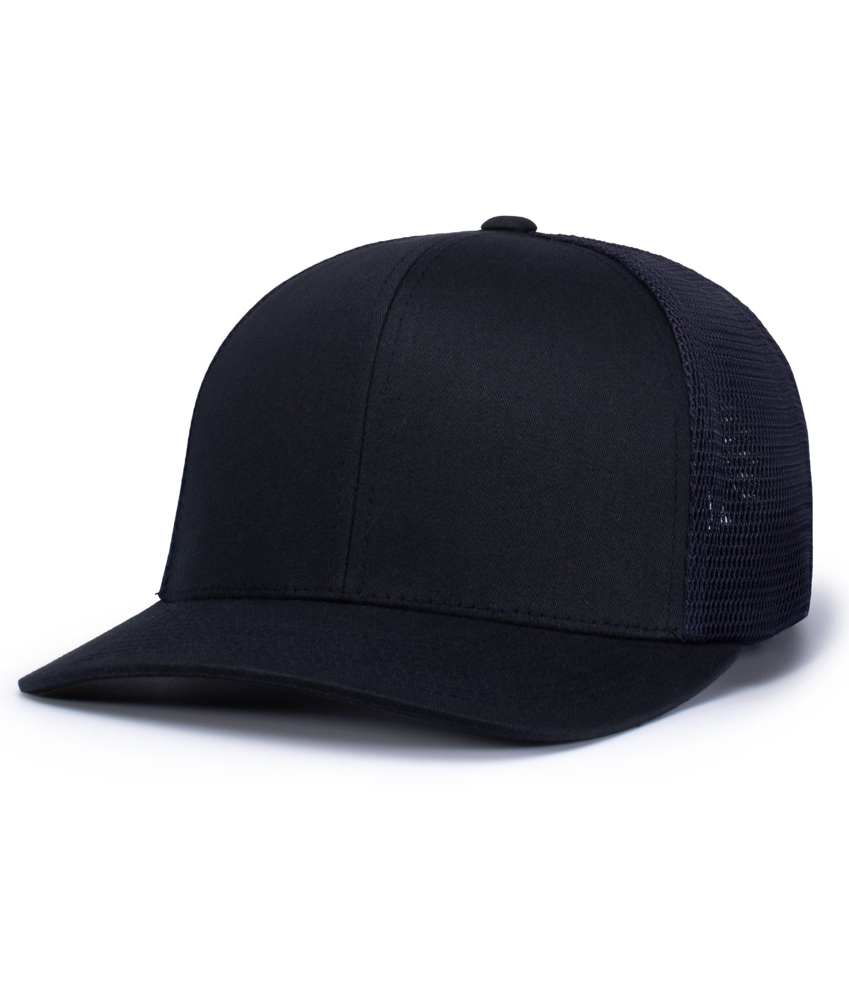 Pacific Headwear Trucker Flexfit Snapback Cap - NAVY