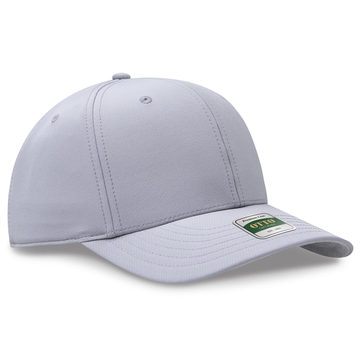 Otto Cap 111 Comfy Fit Club Collection 6 Panel Pro Style Cap - Gray