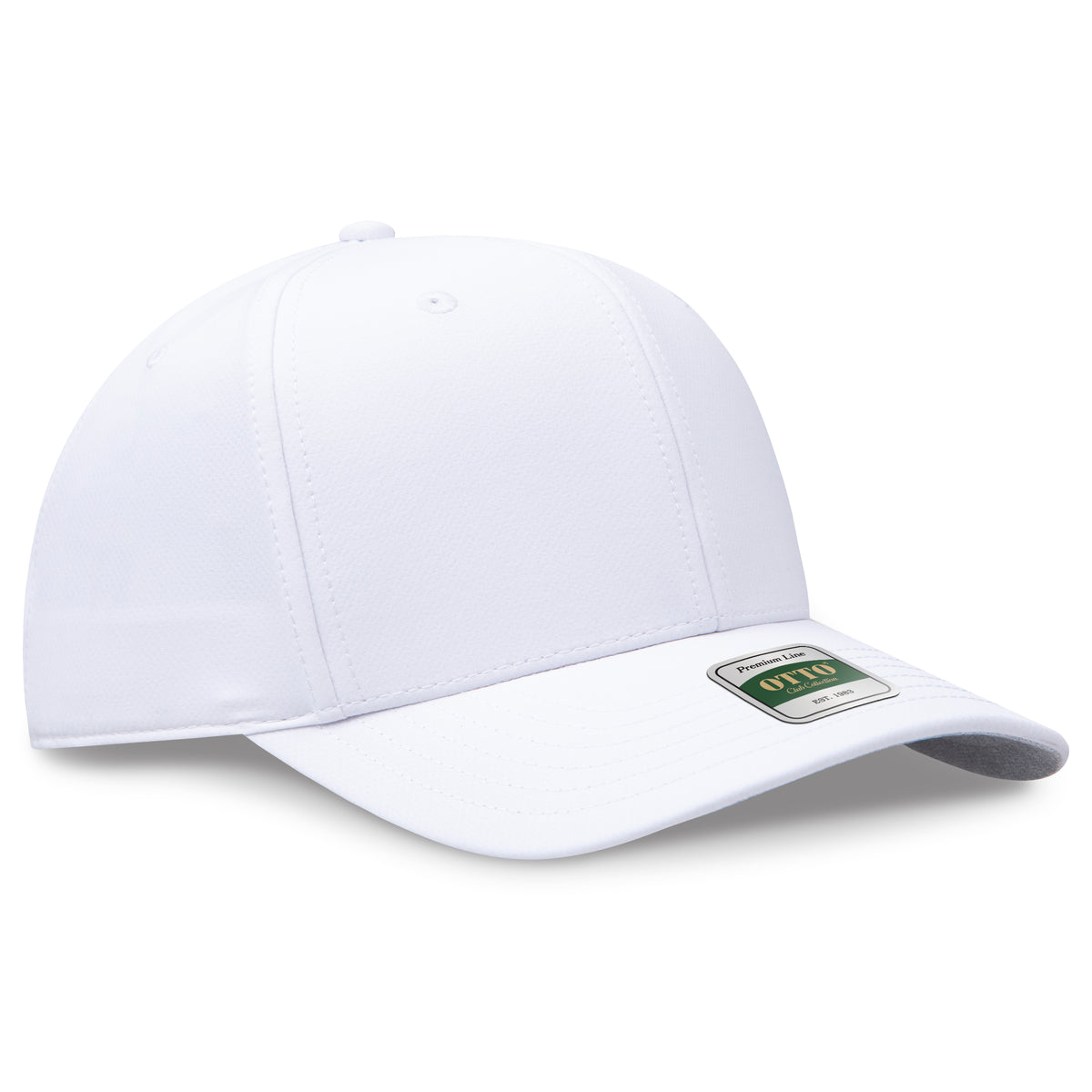 Otto Cap 111 Comfy Fit Club Collection 6 Panel Pro Style Cap - White