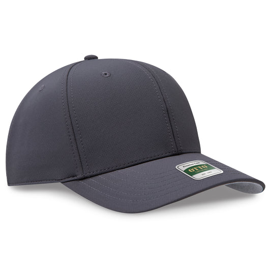 Otto Cap 111 Comfy Fit Club Collection 6 Panel Pro Style Cap - Charcoal Gray