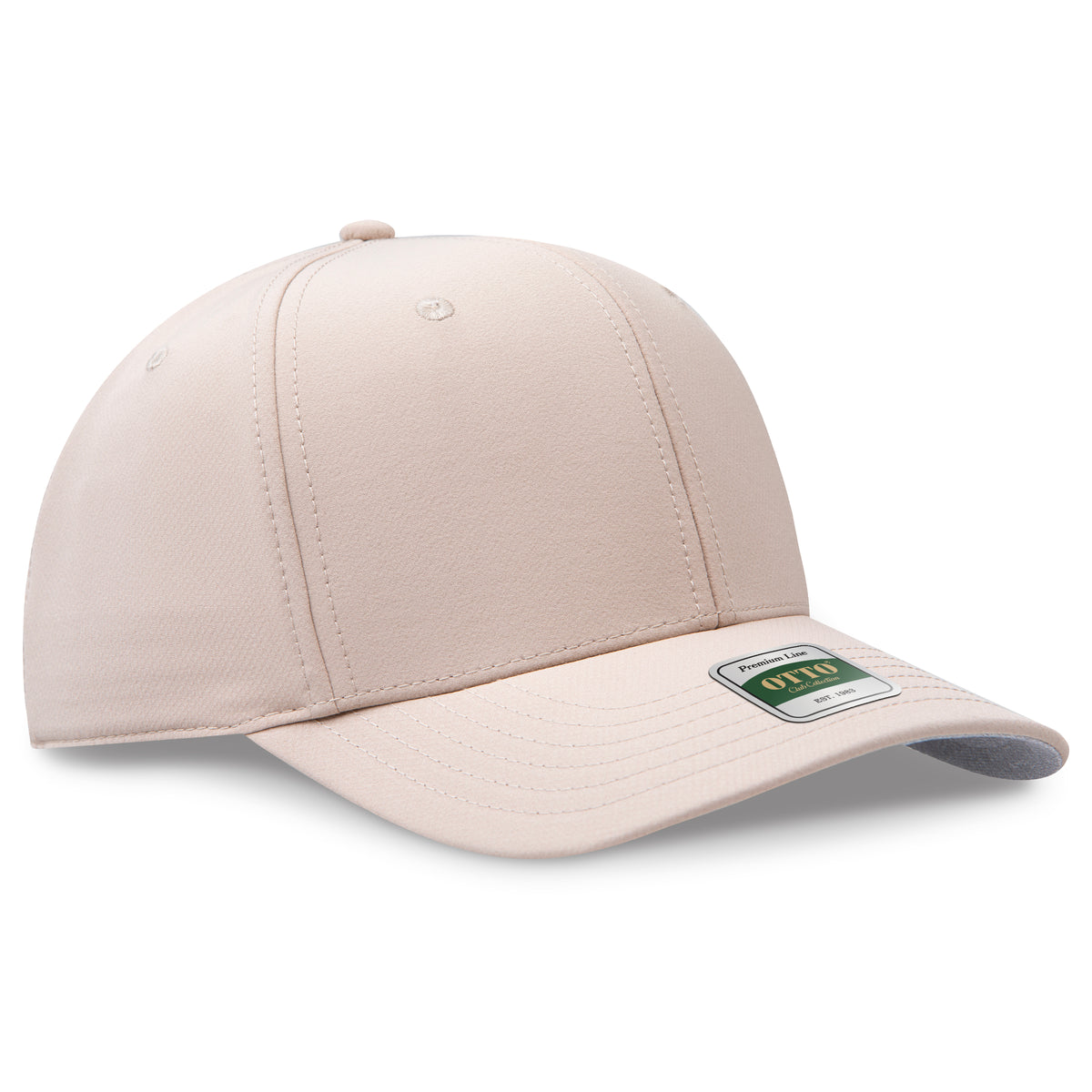 Otto Cap 111 Comfy Fit Club Collection 6 Panel Pro Style Cap - Khaki